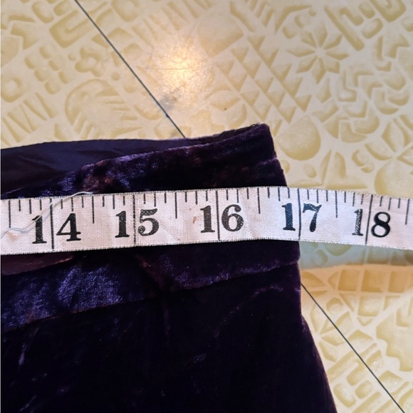 Vintage Velvet Purple Pants - Picture 8 of 9